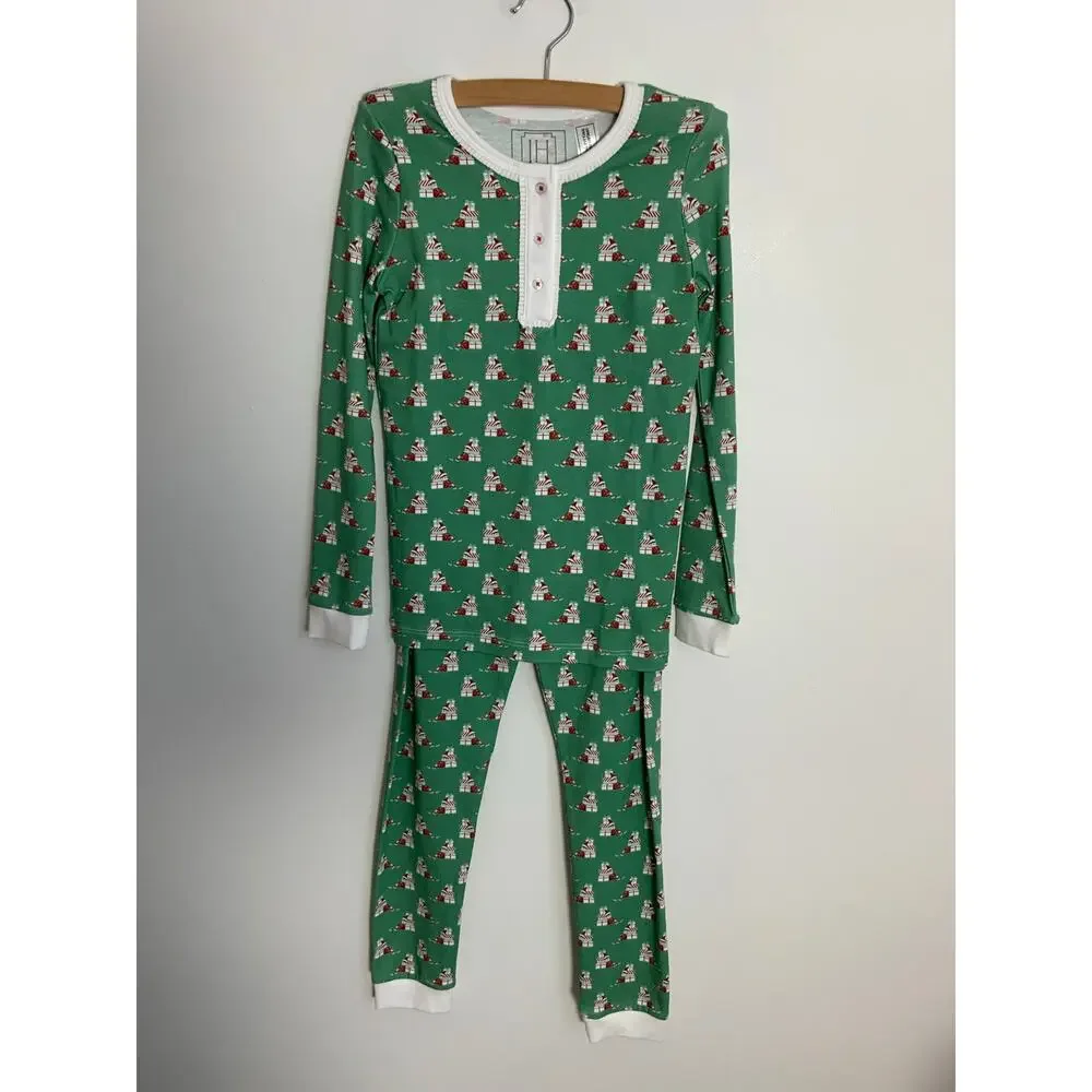 Lila + Hayes Pima Cotton Alden Girls' Pajama Pant‎ Set size 8